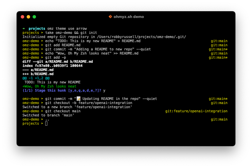 On My Zsh